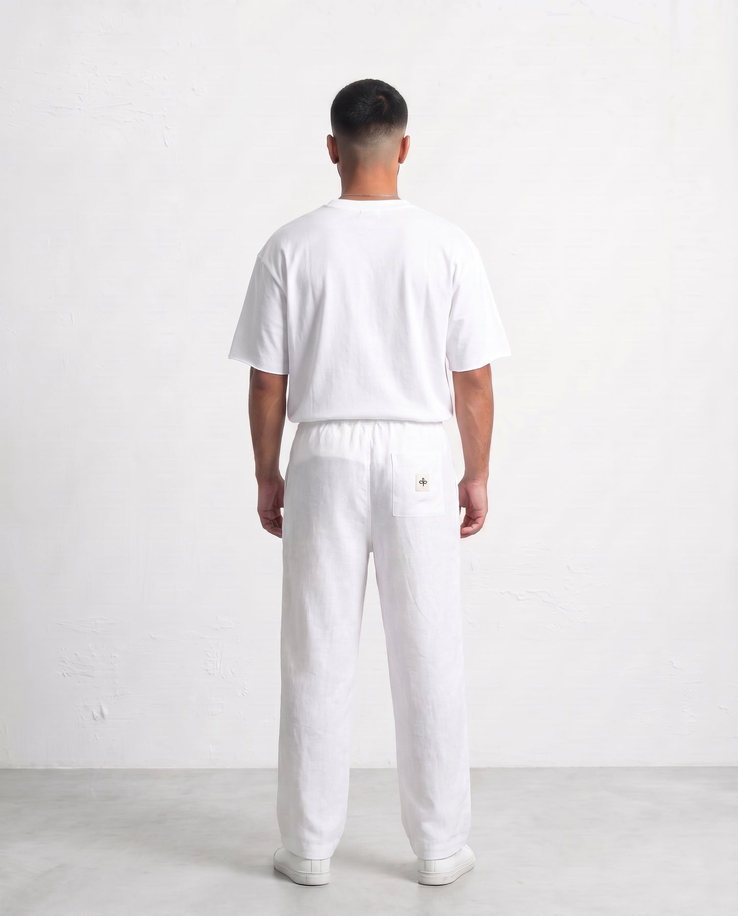 Pants Linen - Eliya White