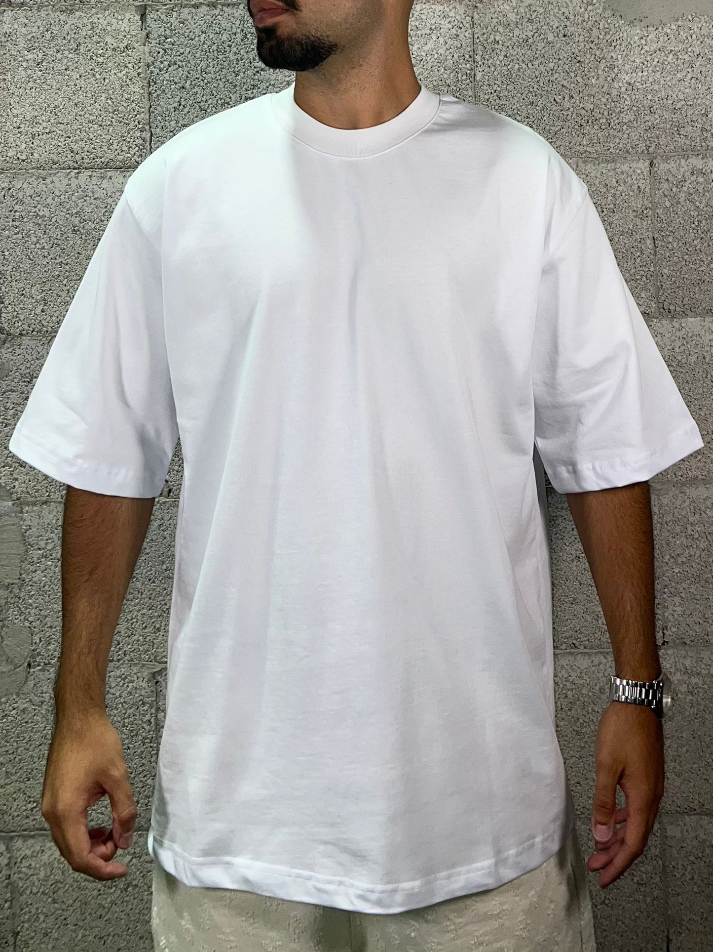 T-shirt Flowers White