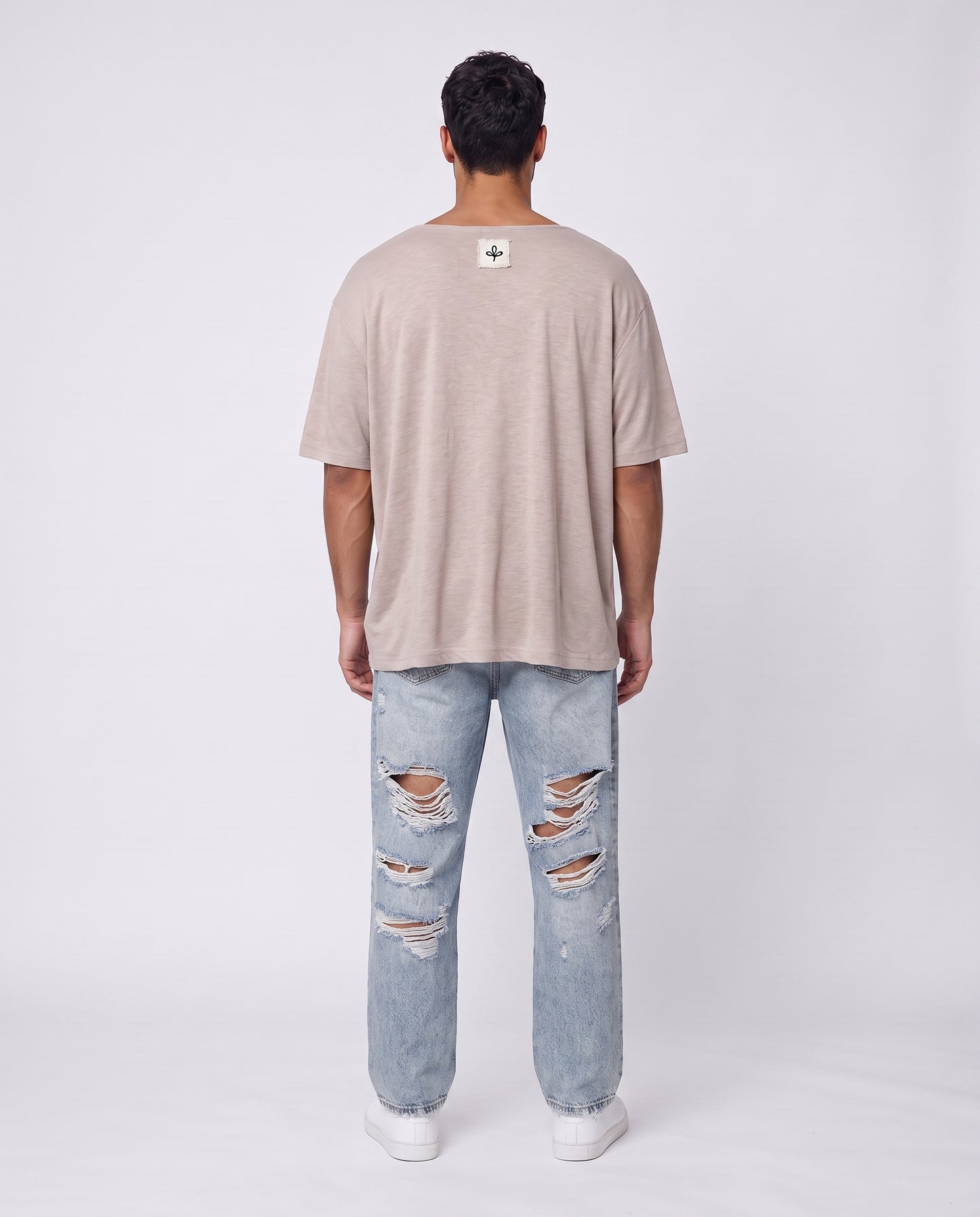 T-shirt - LILI Opnk Brown