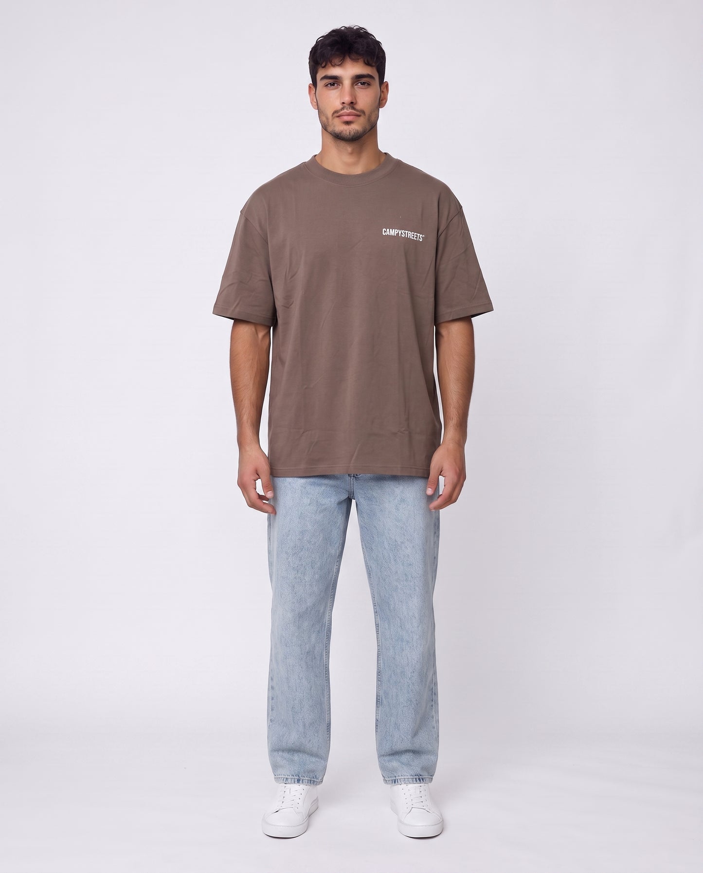 T-shirt- Oversize Stero Brown