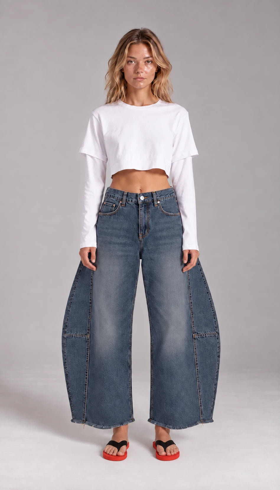 Pants- Balloon jeans blue