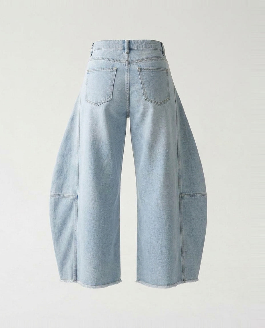 Pants- Balloon jeans light blue