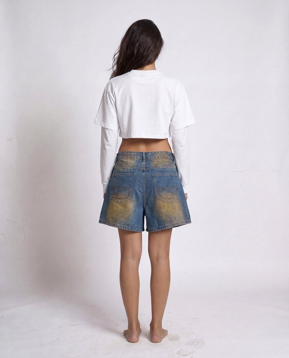 Short - acne blue