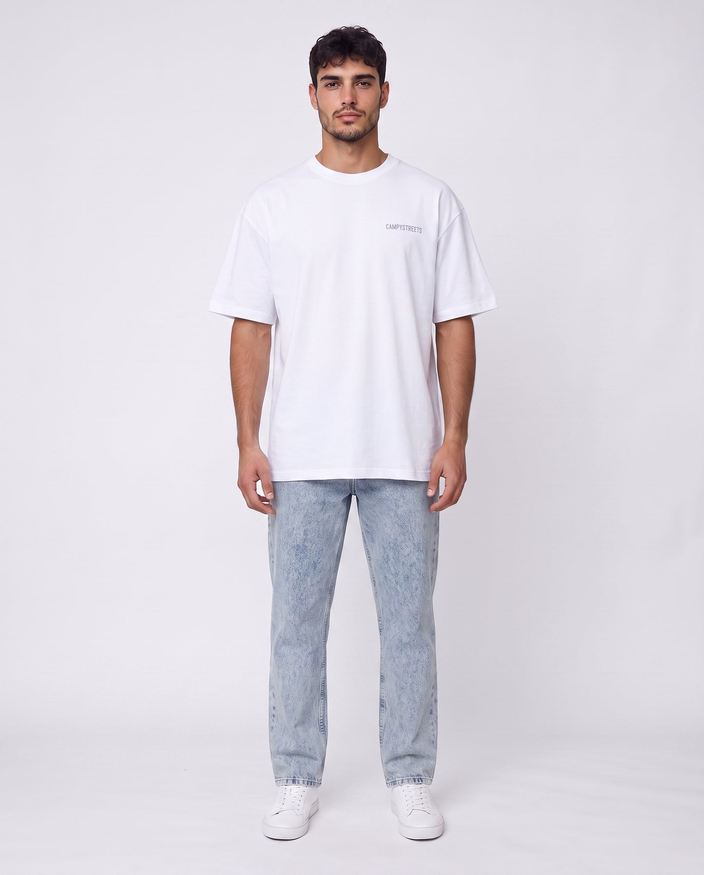 T-shirt- Oversize Stero White
