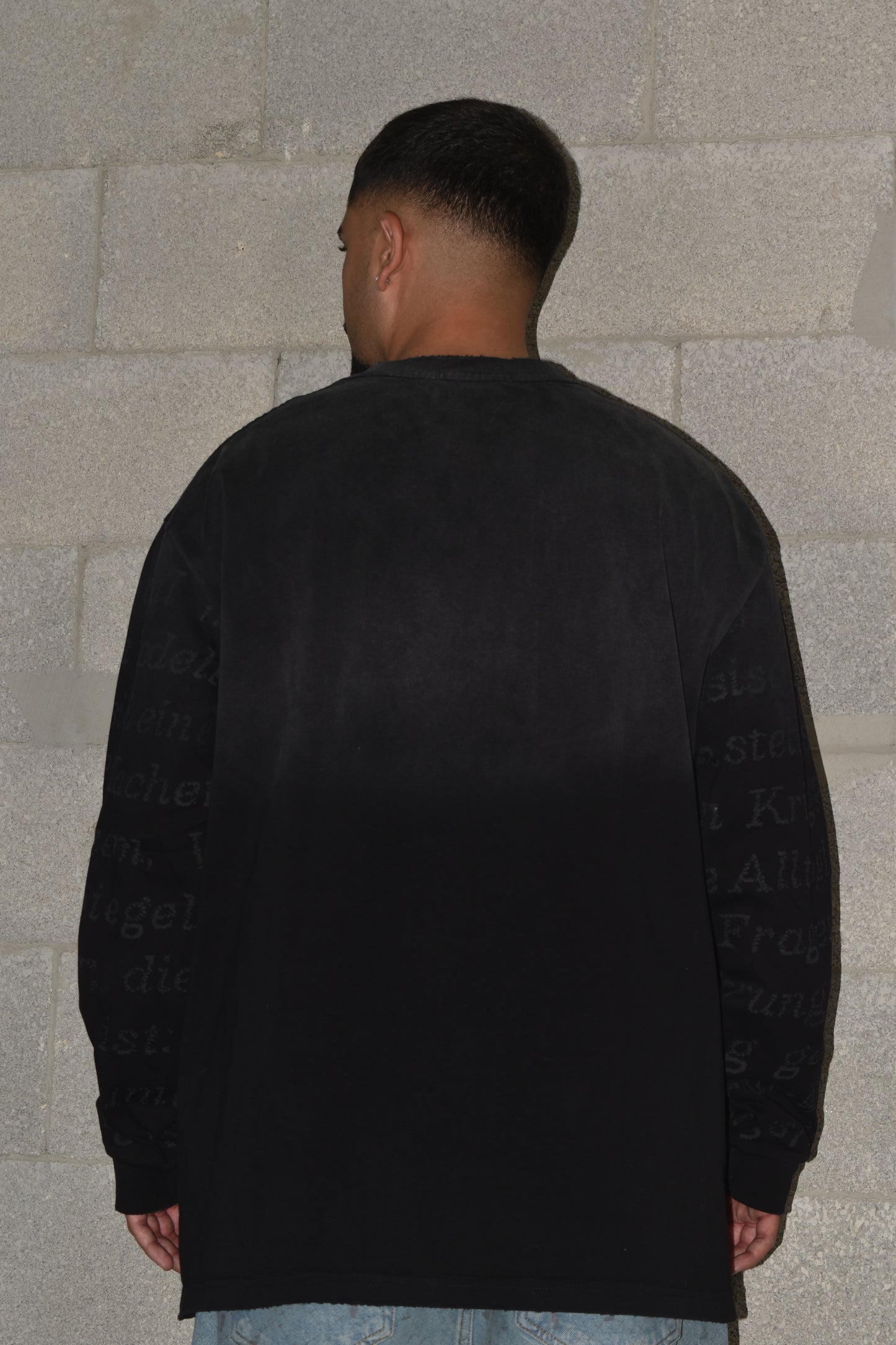 OVERSIZE LOGO STREET STYLE BLACK