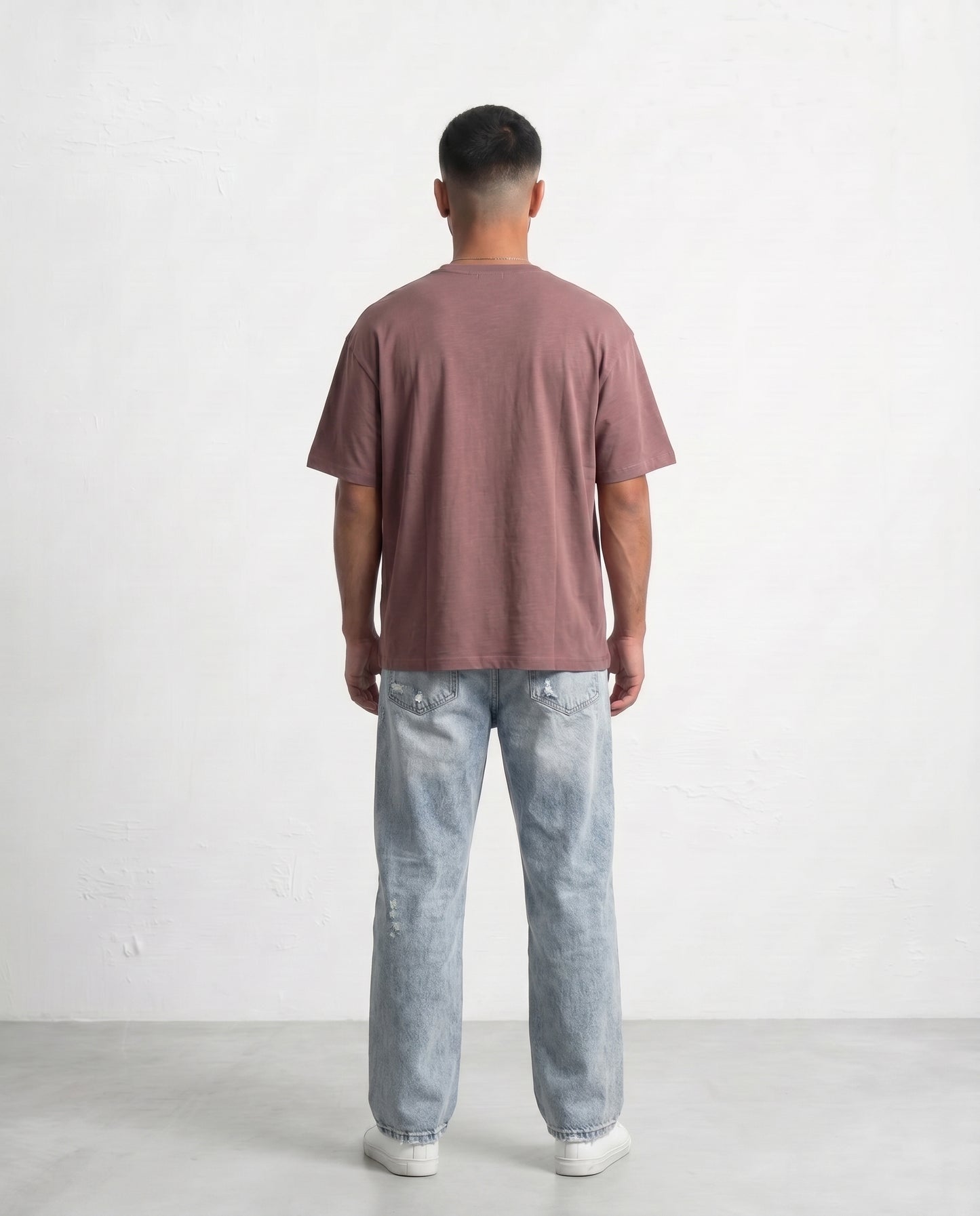T-shirt Thin collar Brown