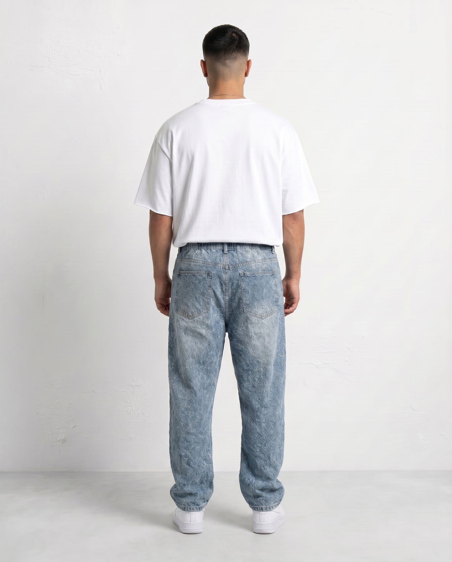 Jeans PlUSIM FLOWERS Blue