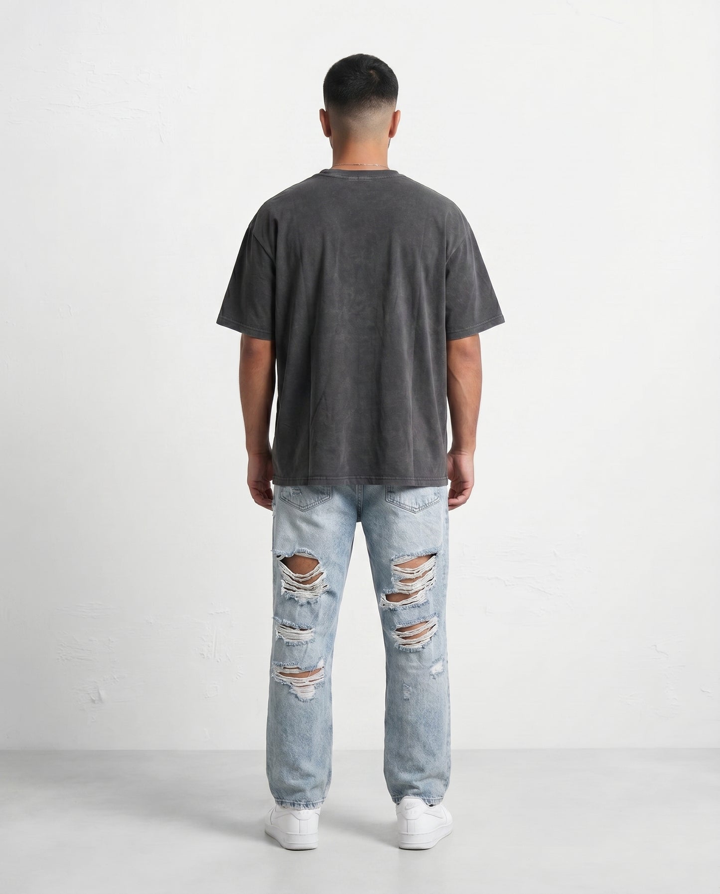 T-shirt - Marble black
