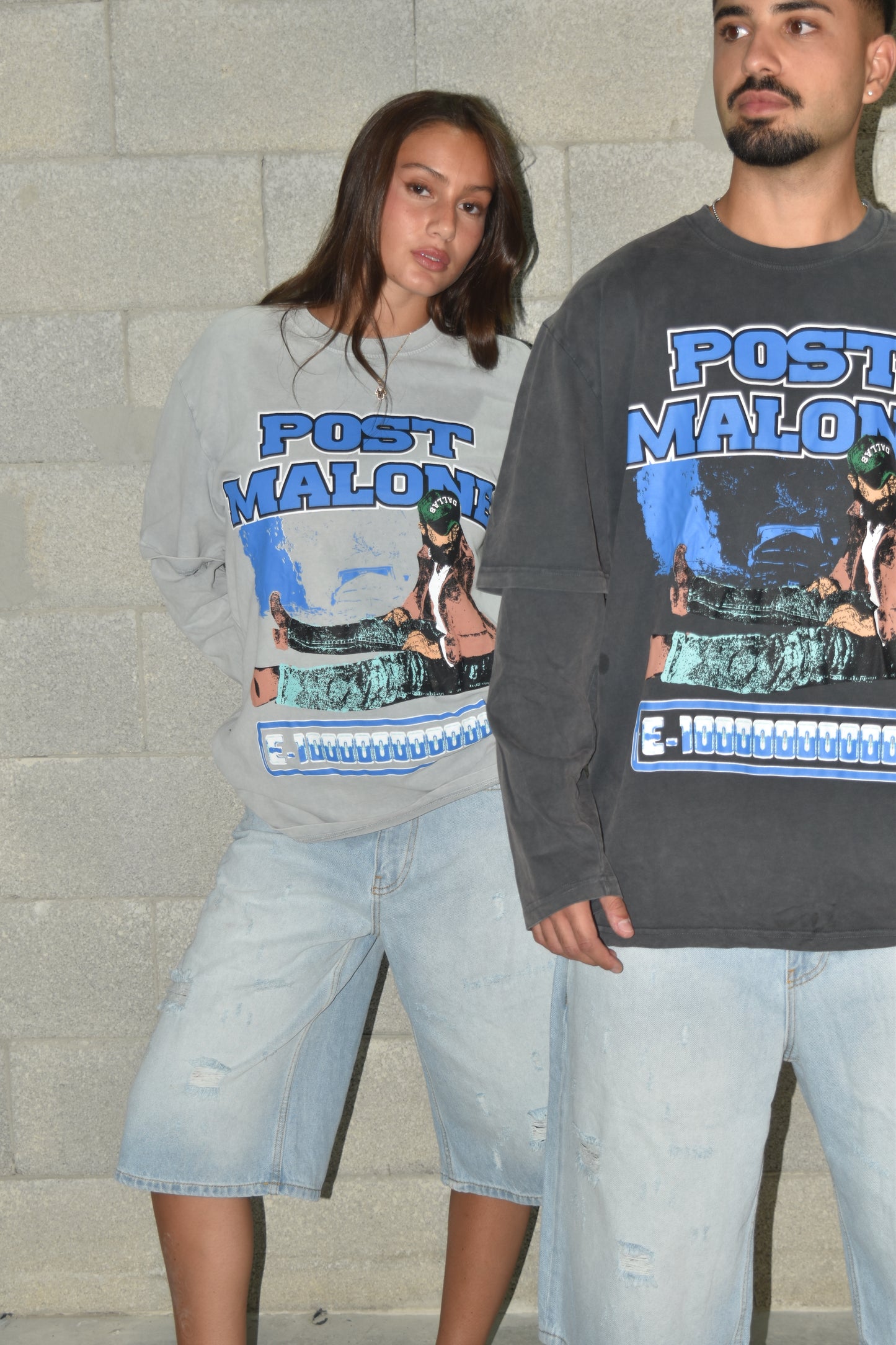 Shirt oversize E100000 Gray