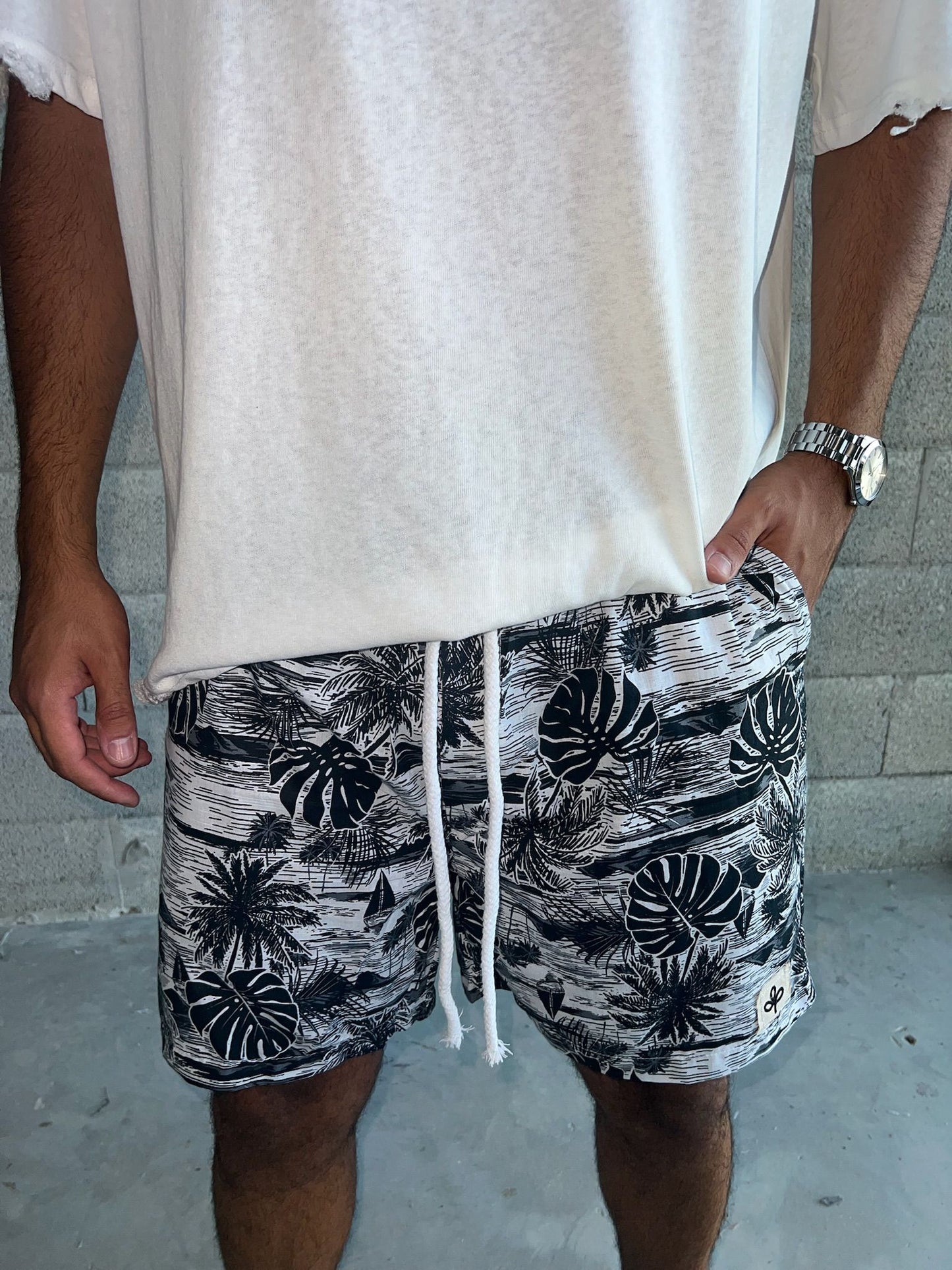 Short - Summer Hawaii Short Black