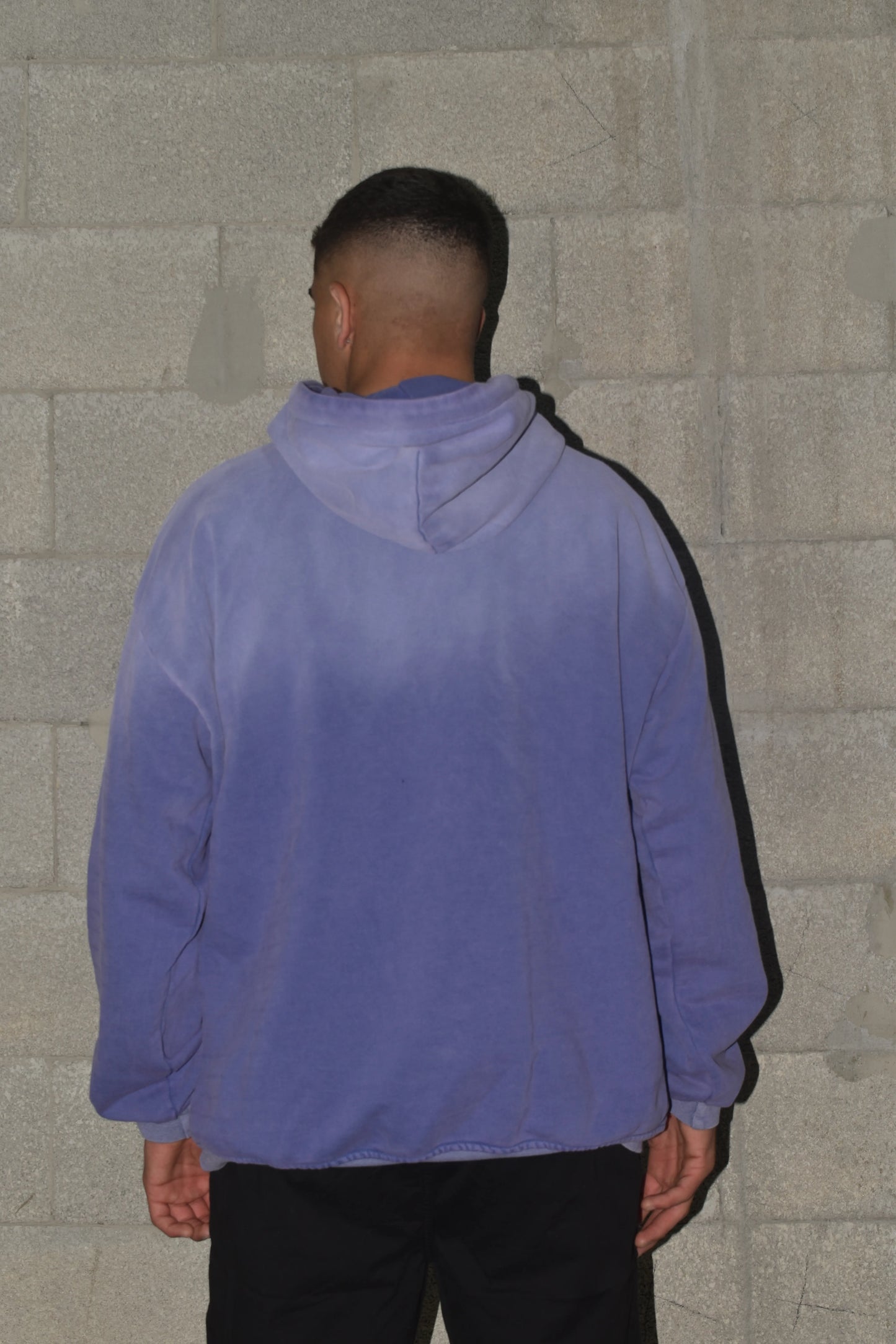 Sweatshirt OVERSIZE CAMPY logo front purple