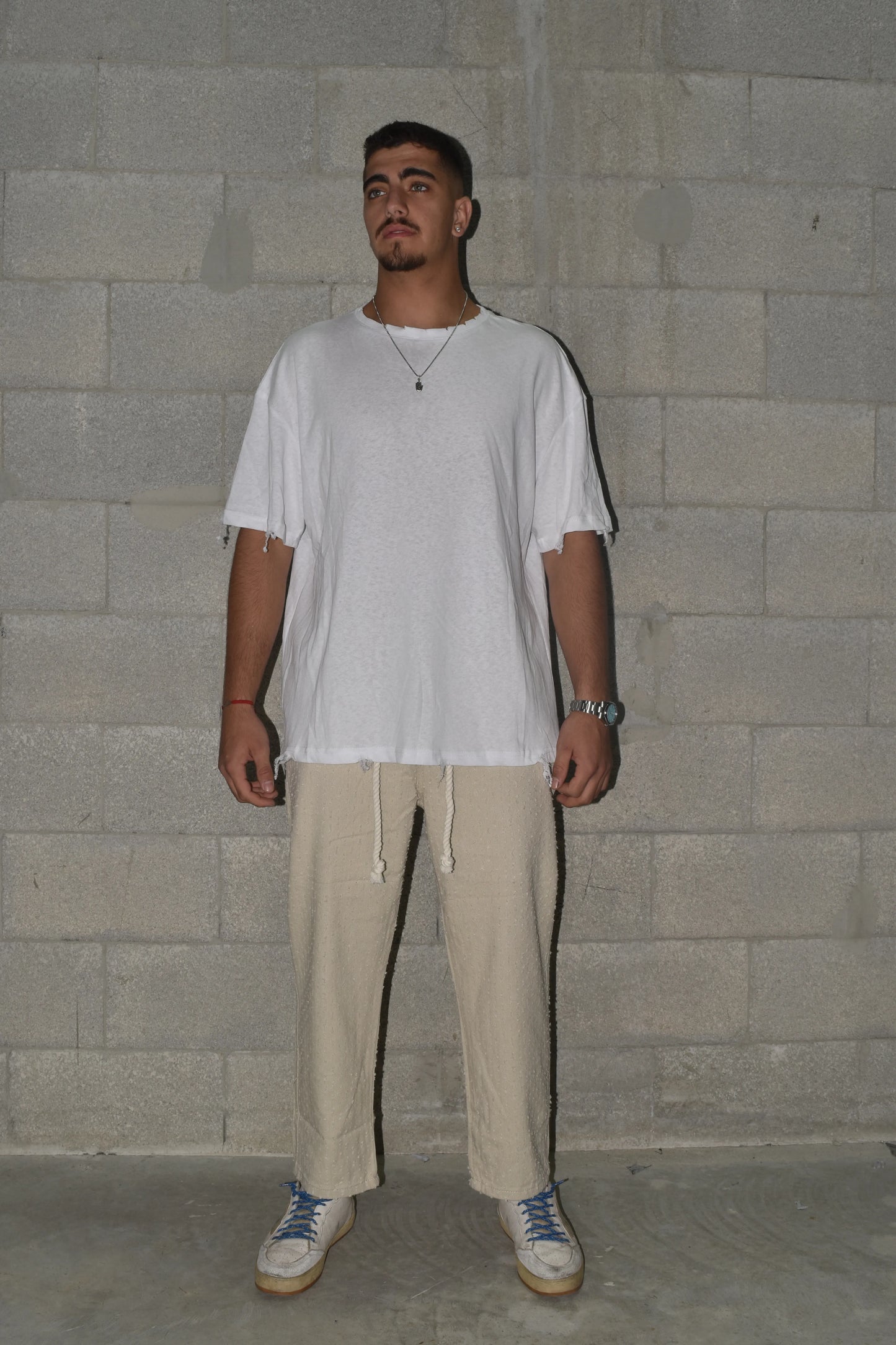 Jeans Lines Texture Rubber Beige