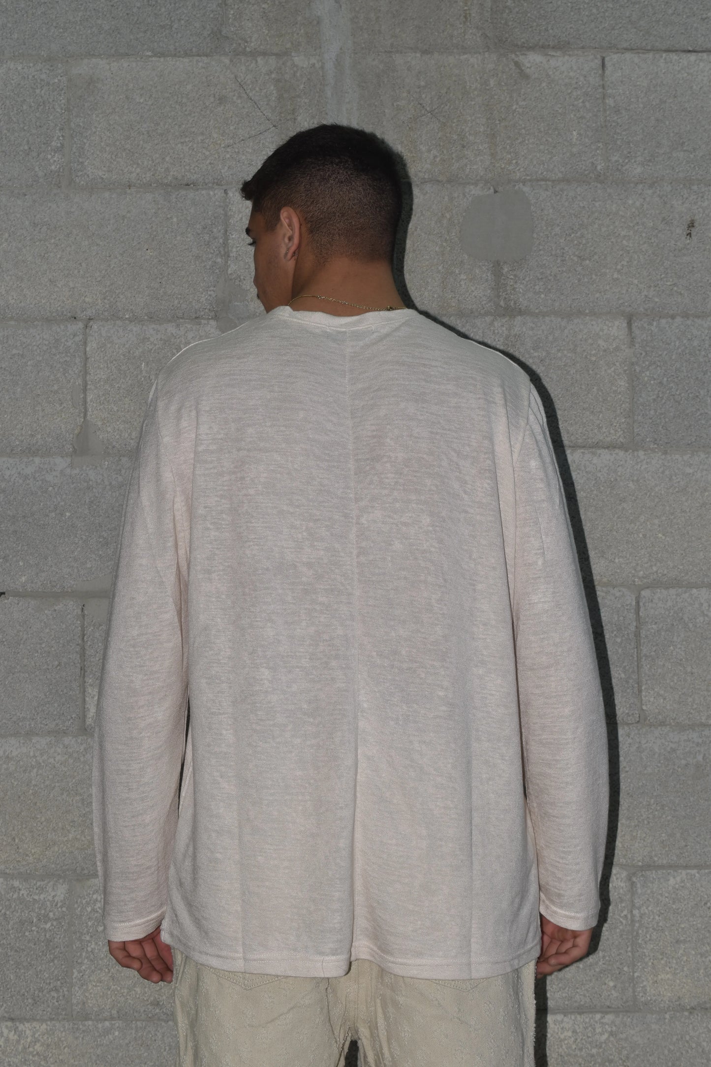 Long shirt sus Beige