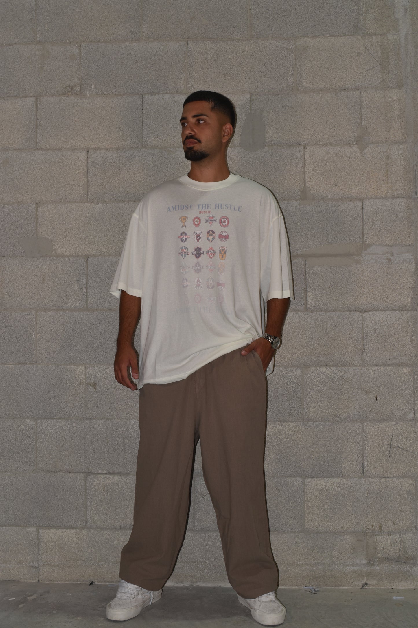 Pants - linen brown