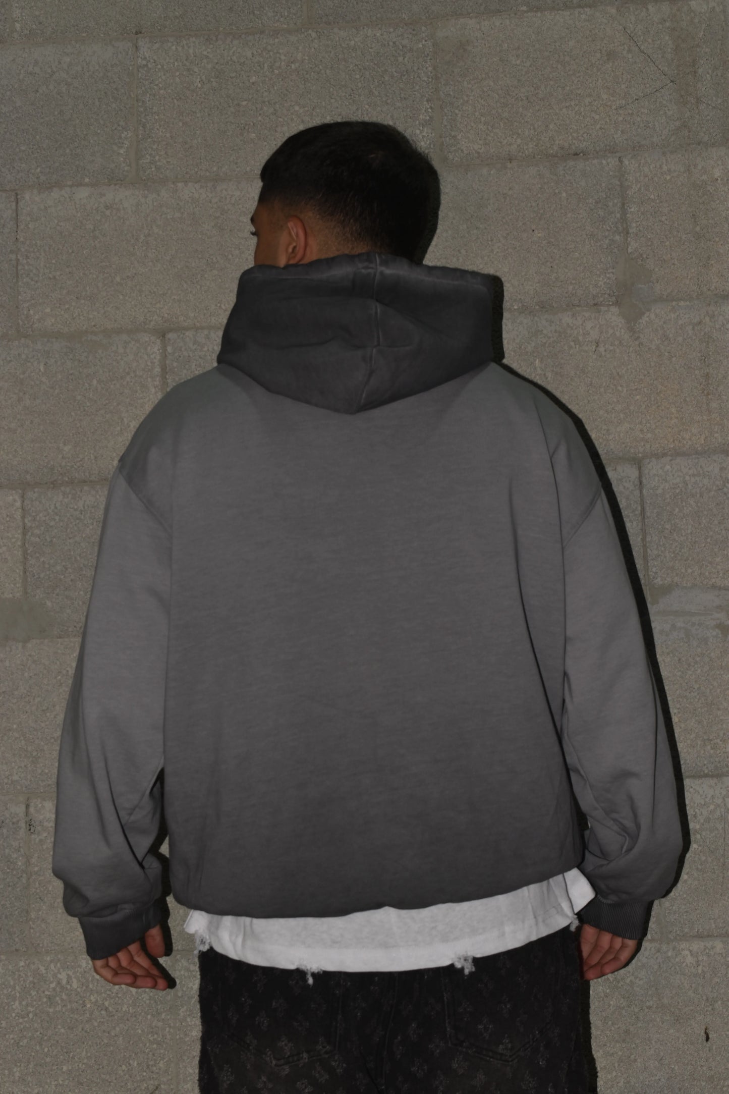 Sweatshirt OVERSIZE Wash 2025 Gray