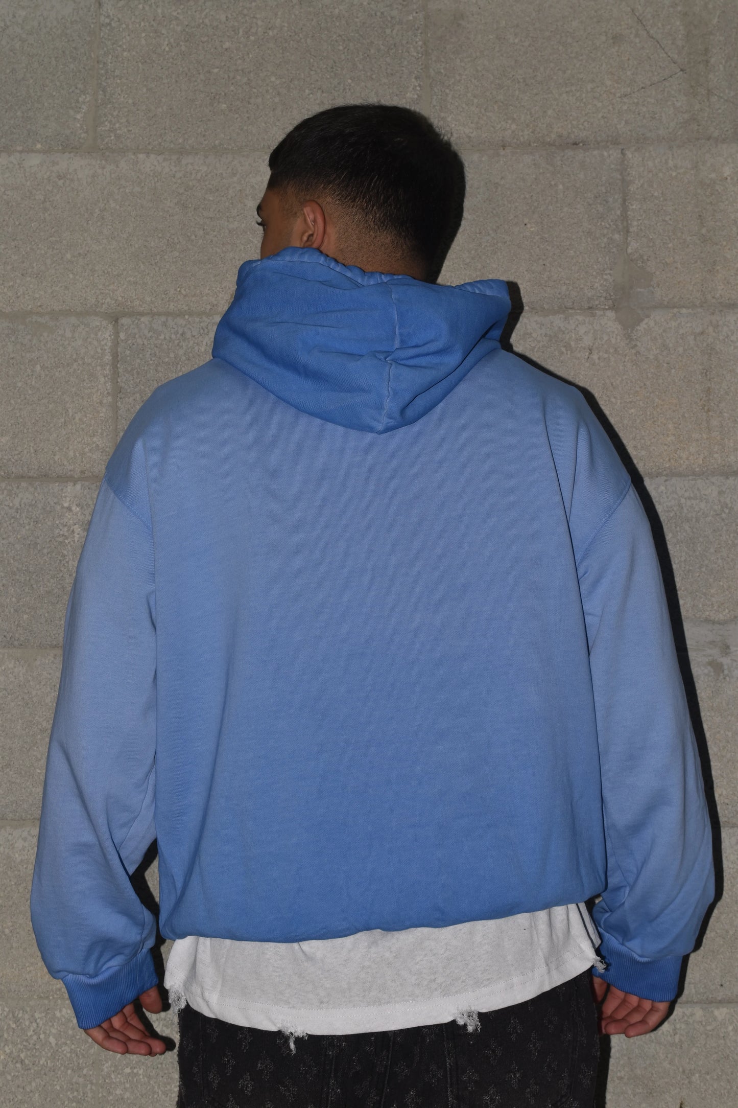 Sweatshirt OVERSIZE Wash 2025 Light Blue