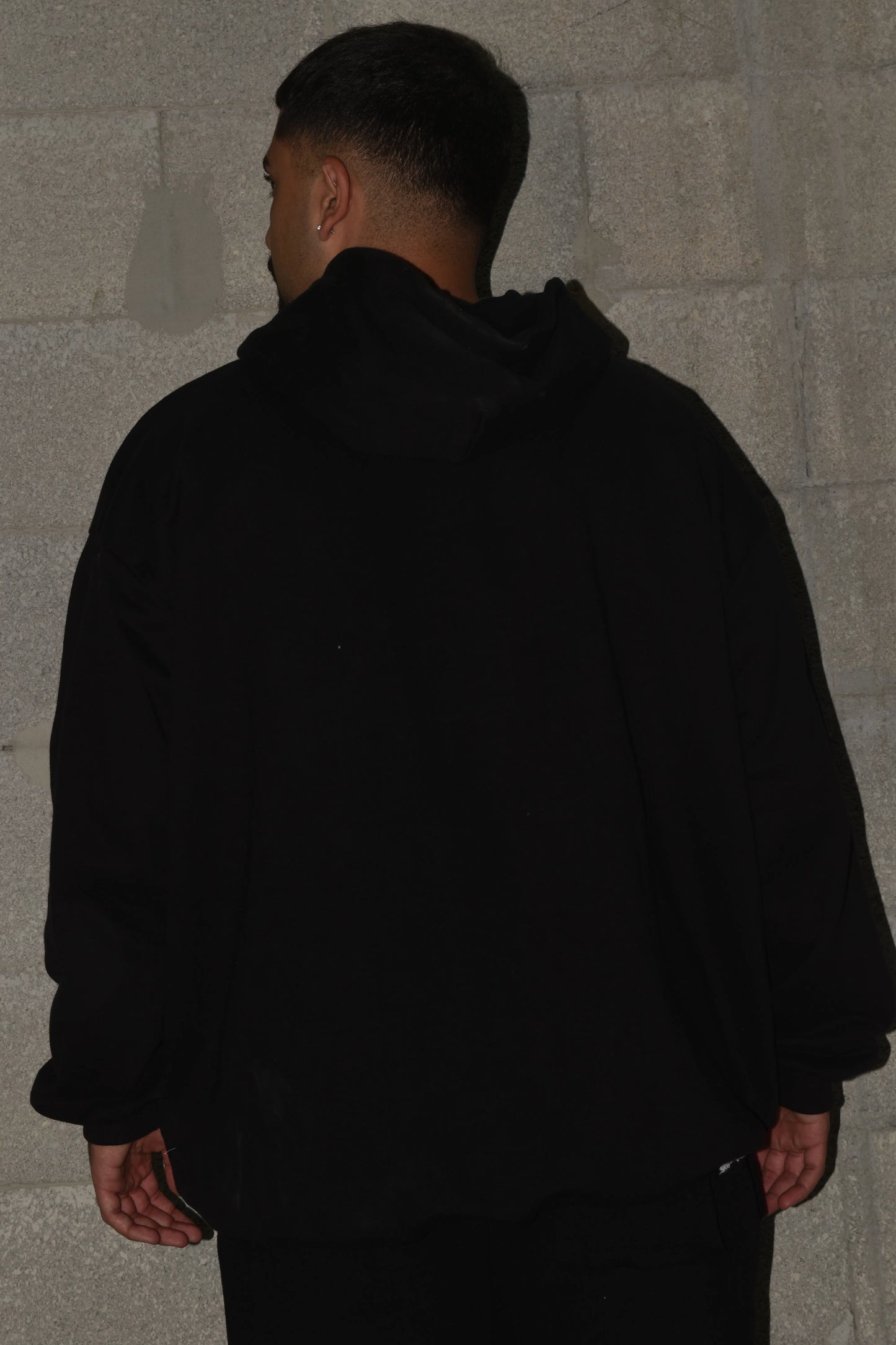 Sweatshirt OVERSIZE SUPER STAR black