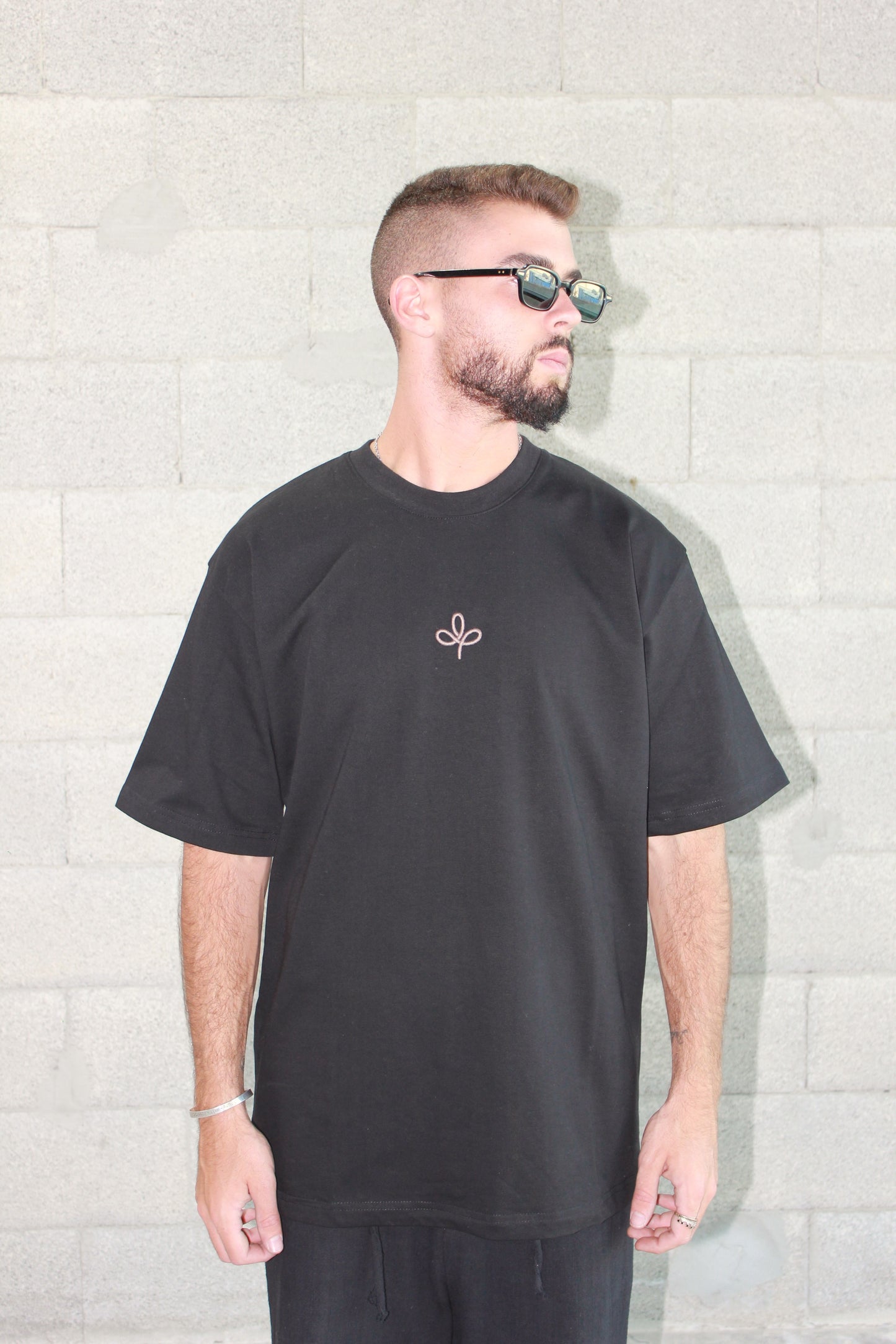 T-shirt Campy Logo - Black pink