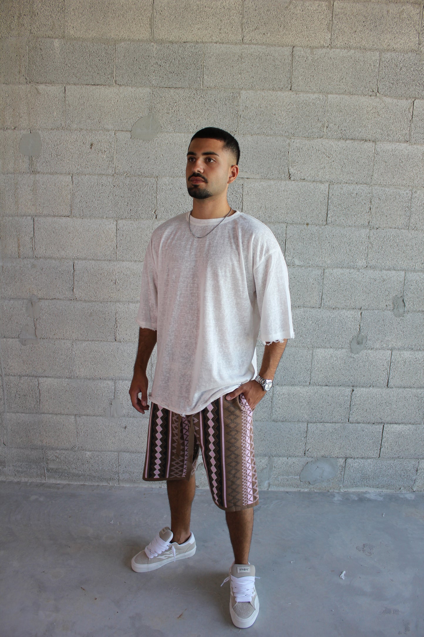 Short - Tribal Mocha Knit