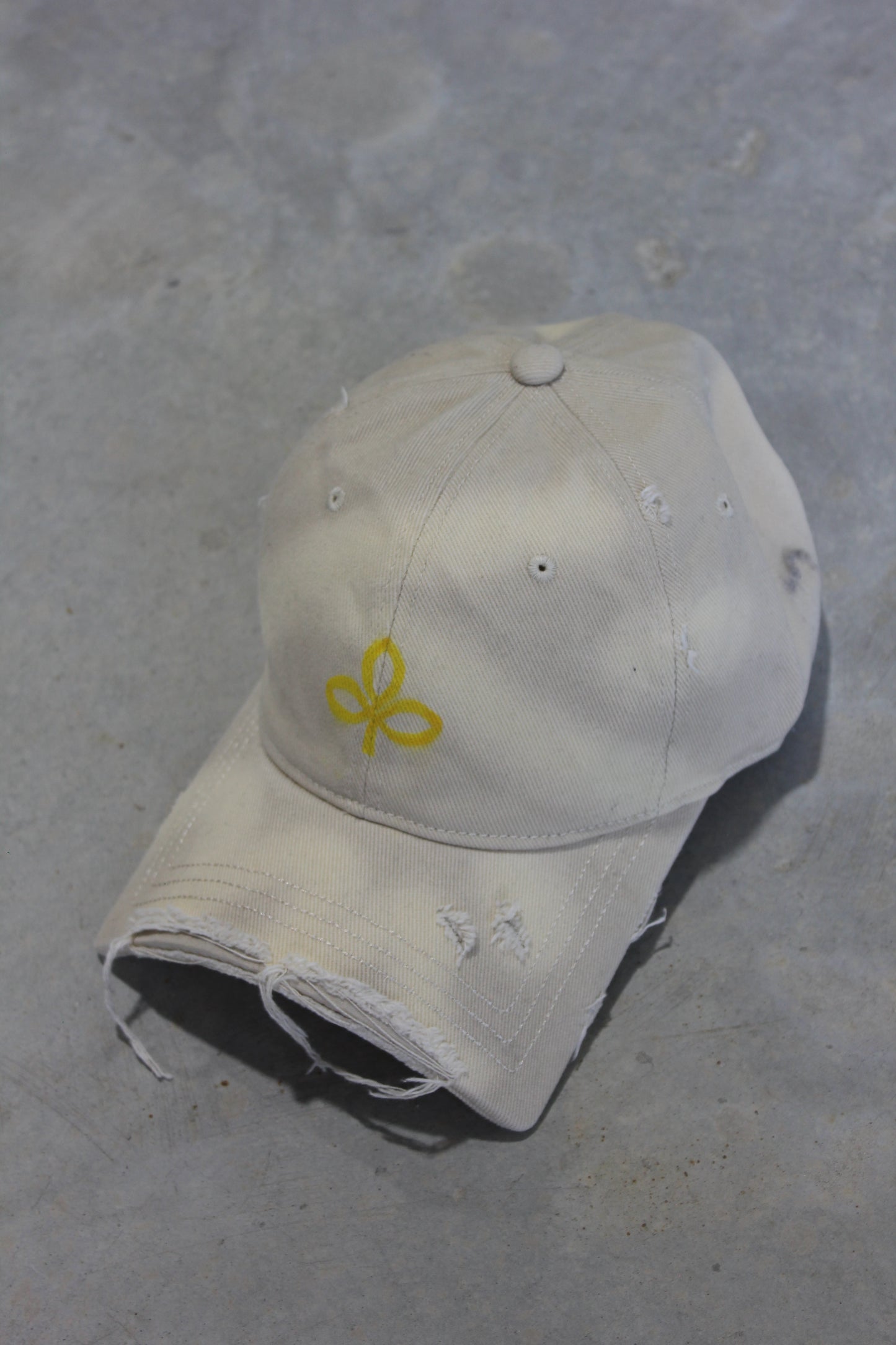 Cap – Sand Yellow Logo