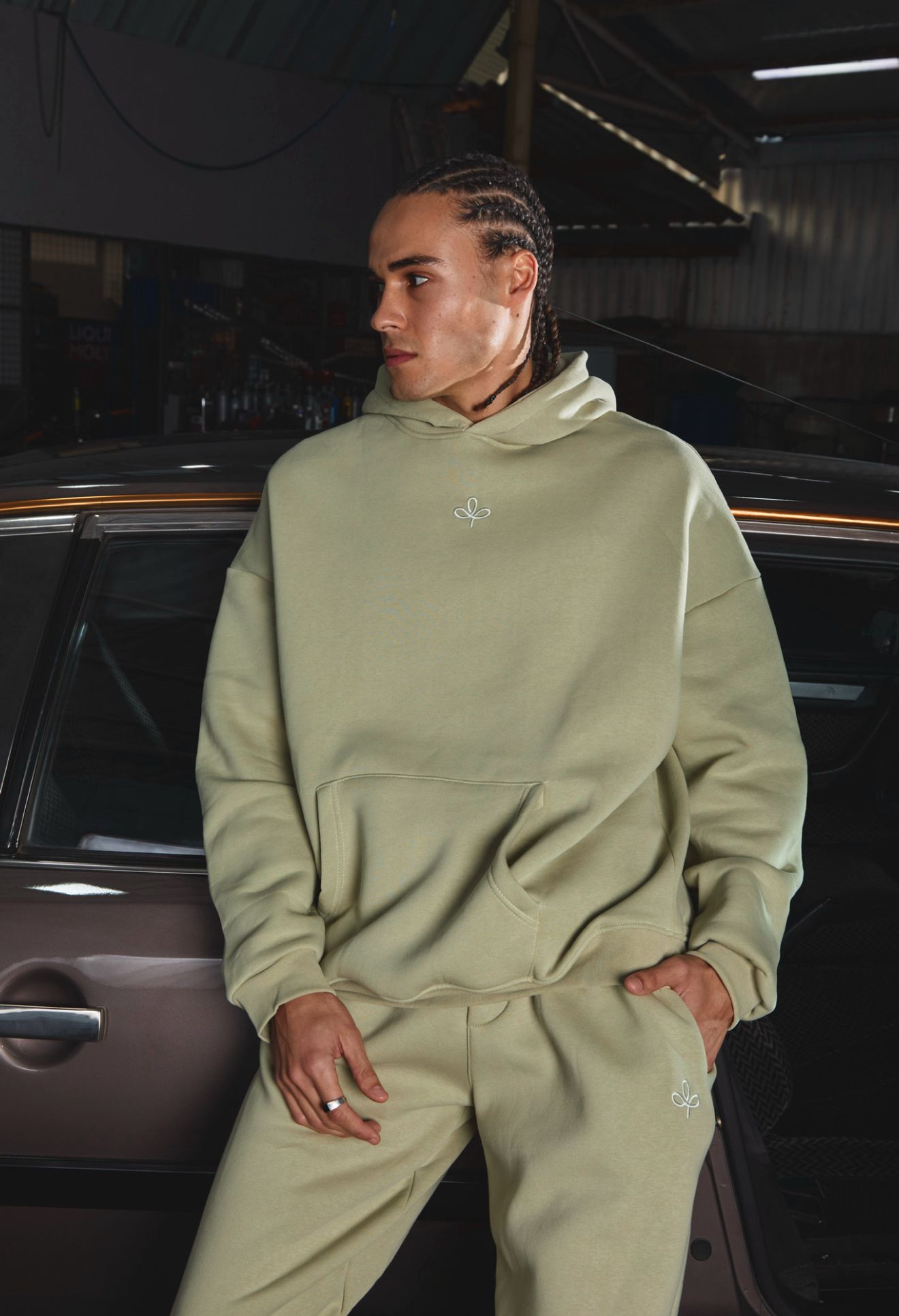 SWEATSHIRT S CAMPY GREEN