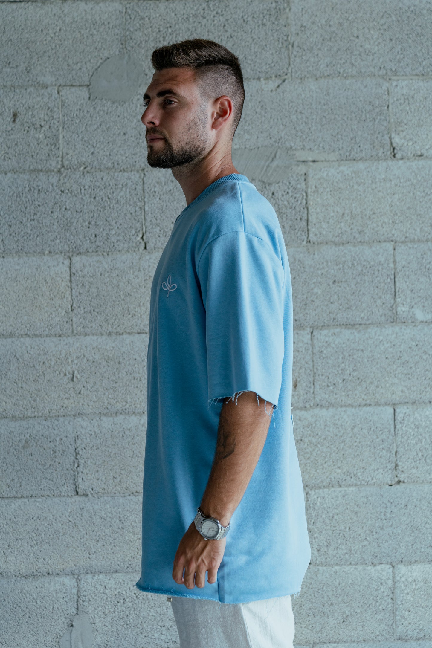 T-shirt CAMPY VERTICAL Blue