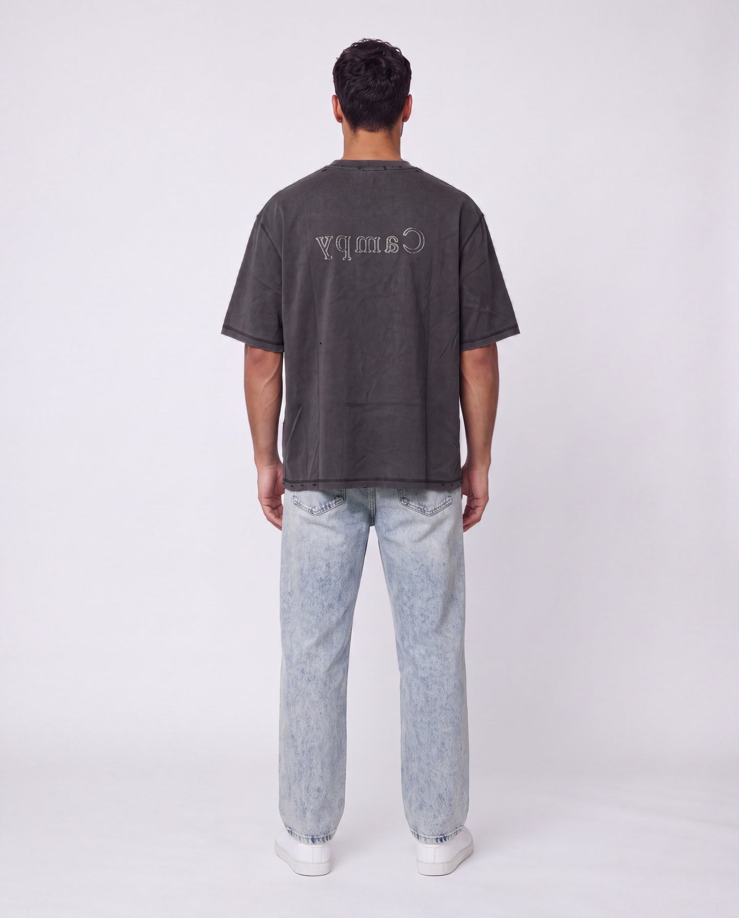 T-shirt- Oversize OverLock Gray