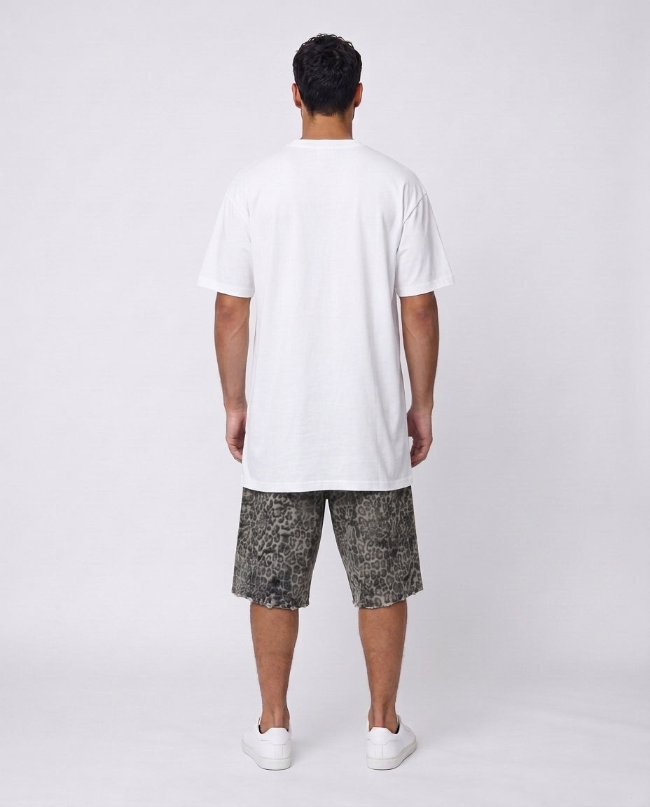 Short - Jeans 00 Leopard