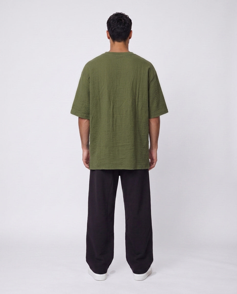 T-shirt- Campy Plain Green