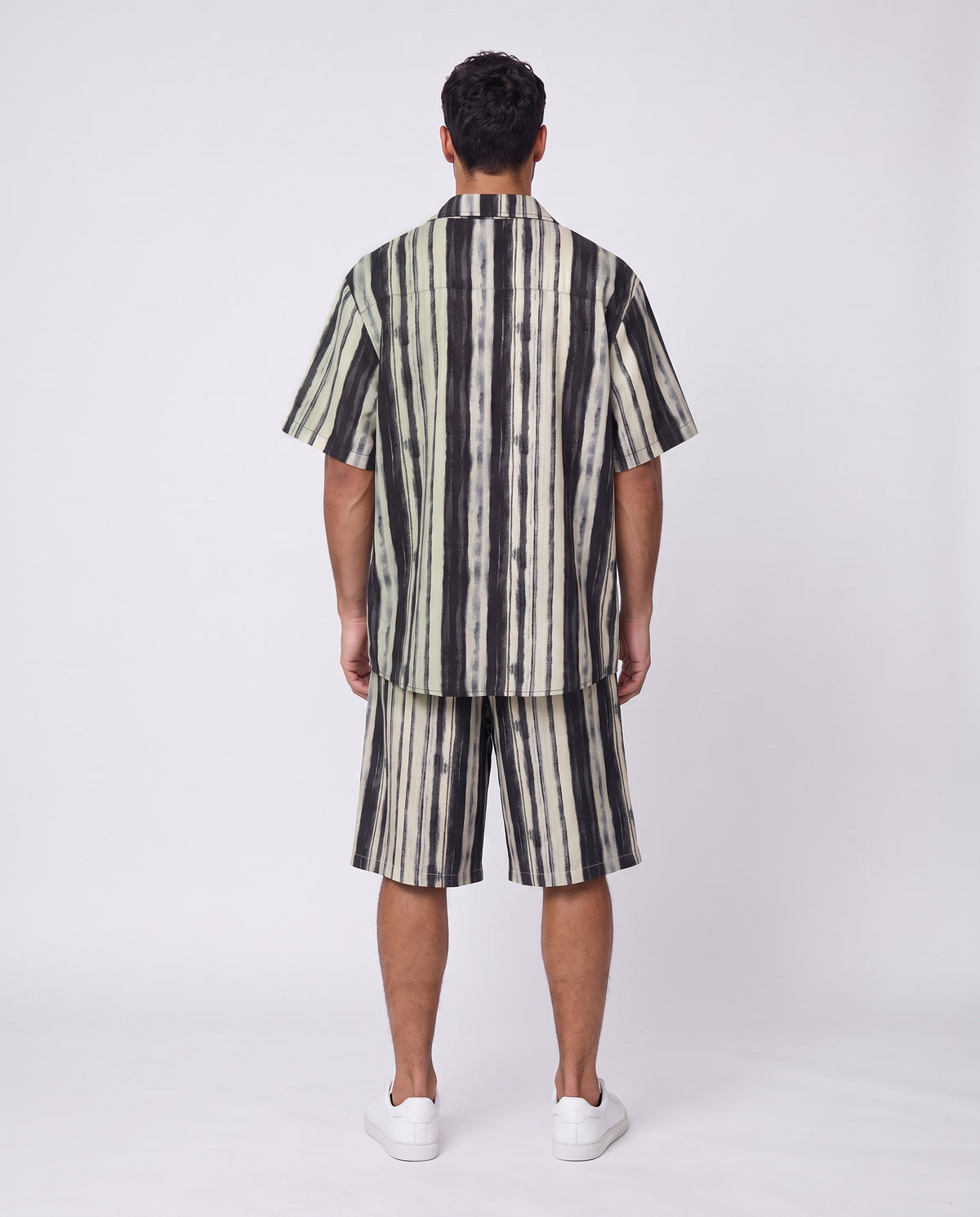 Short - Set Stripes Black