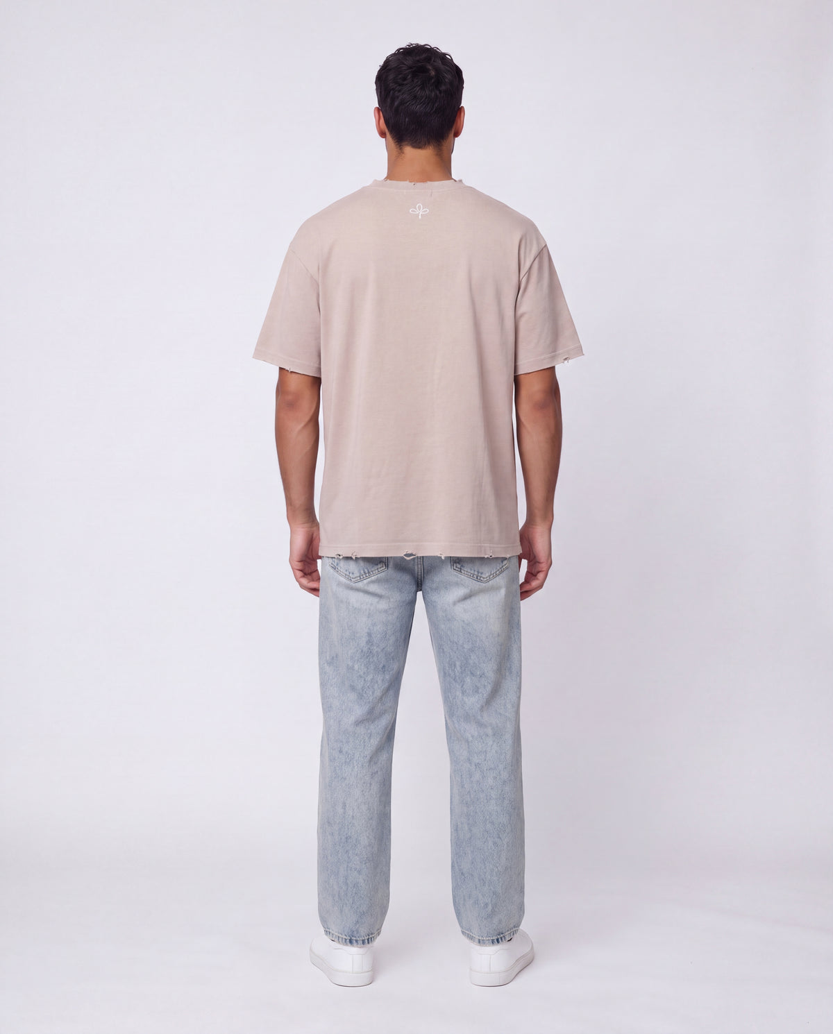 T-shirt Liam's linen rips Beige Pro