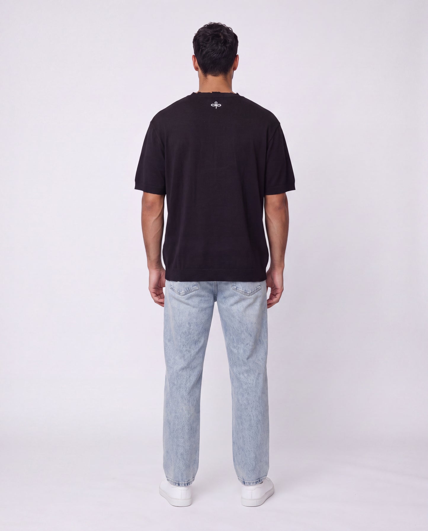 T-shirt Liam's linen rips Black Pro