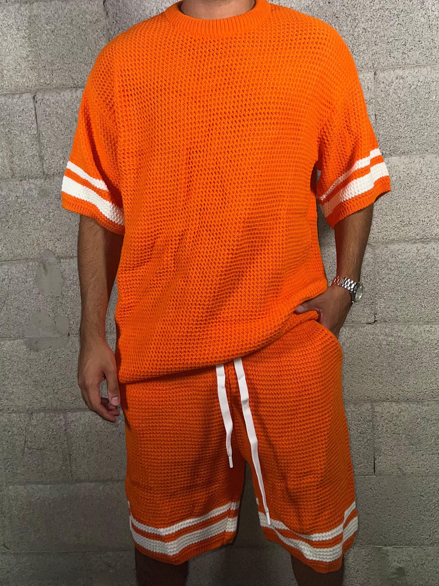 T-shirt Oversize B Orange 77