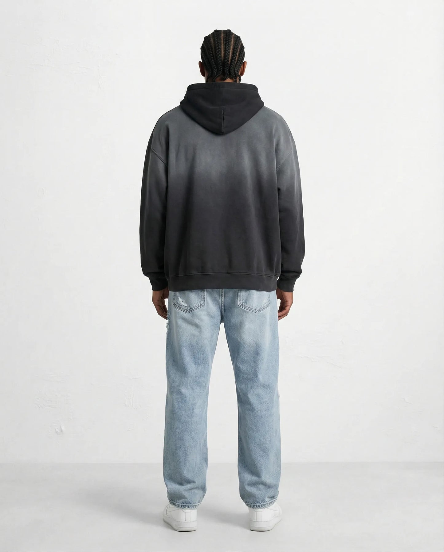 Sweatshirt OVERSIZE CAMPY logo front gray