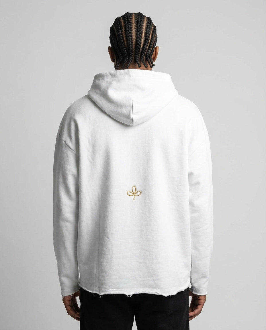 Sweatshirt - logo campy beige tears below