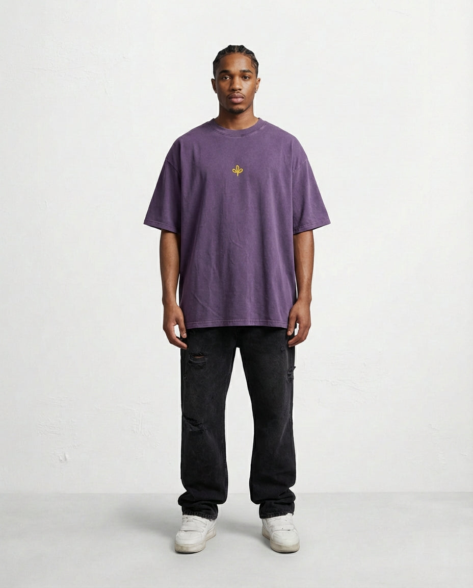 T-shirt CAMPY LOGO Purple