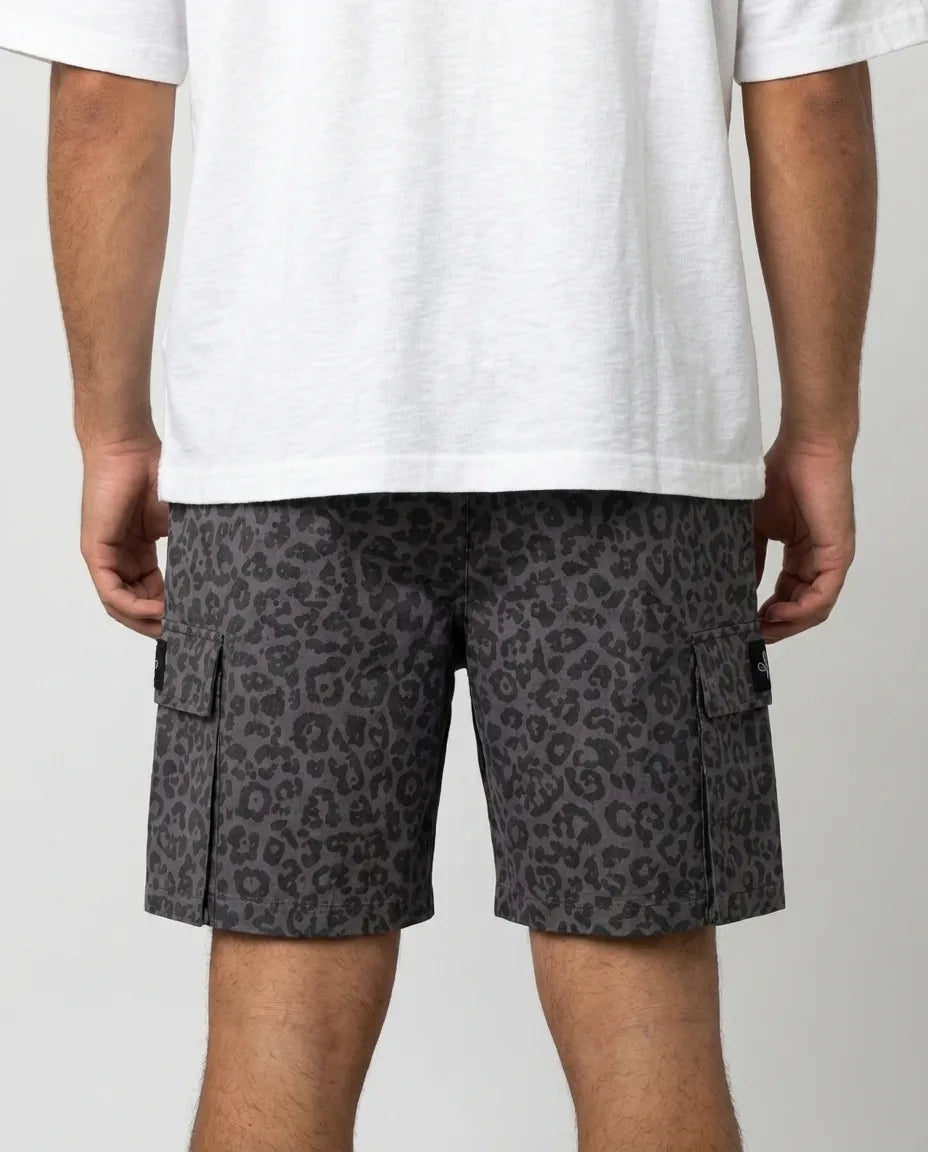 Short - Leopard Gray