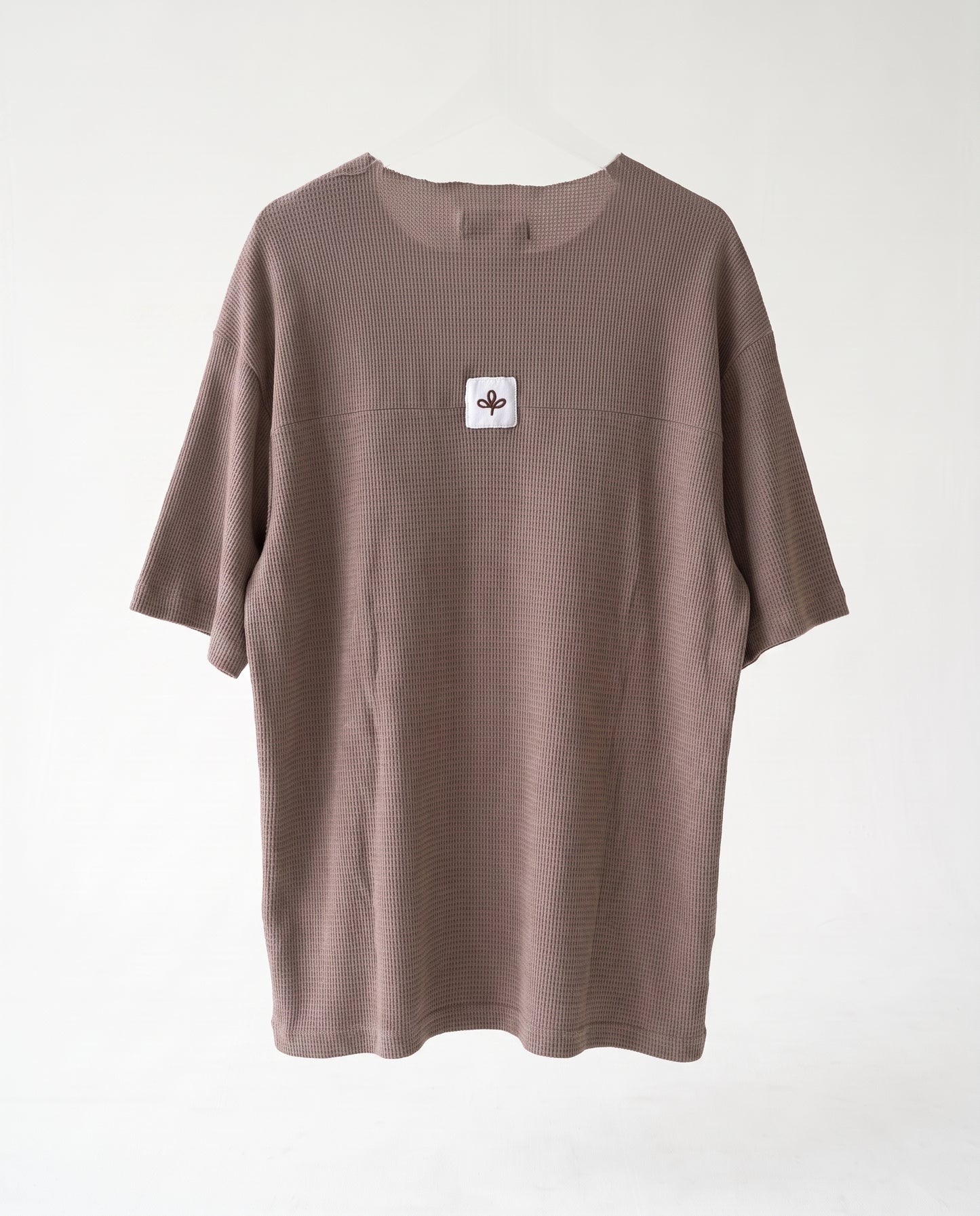 T-shirt Nicole Open Patck Back BROWN