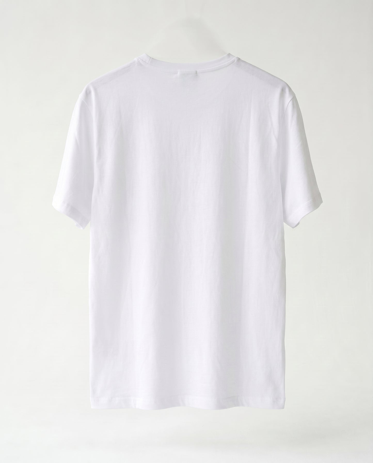 T-shirt Thin collar White