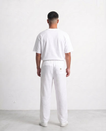 Pants Linen - Eliya White