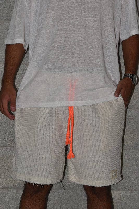 Short - Waffle Cream ORANGE