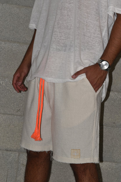 Short - Waffle Cream ORANGE