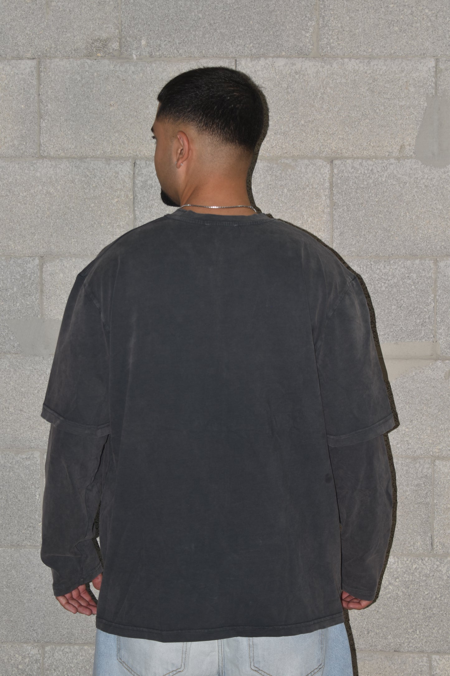 Shirt oversize E100000 D Gray