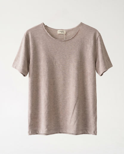 T-shirt -  LILI Opnk Brown