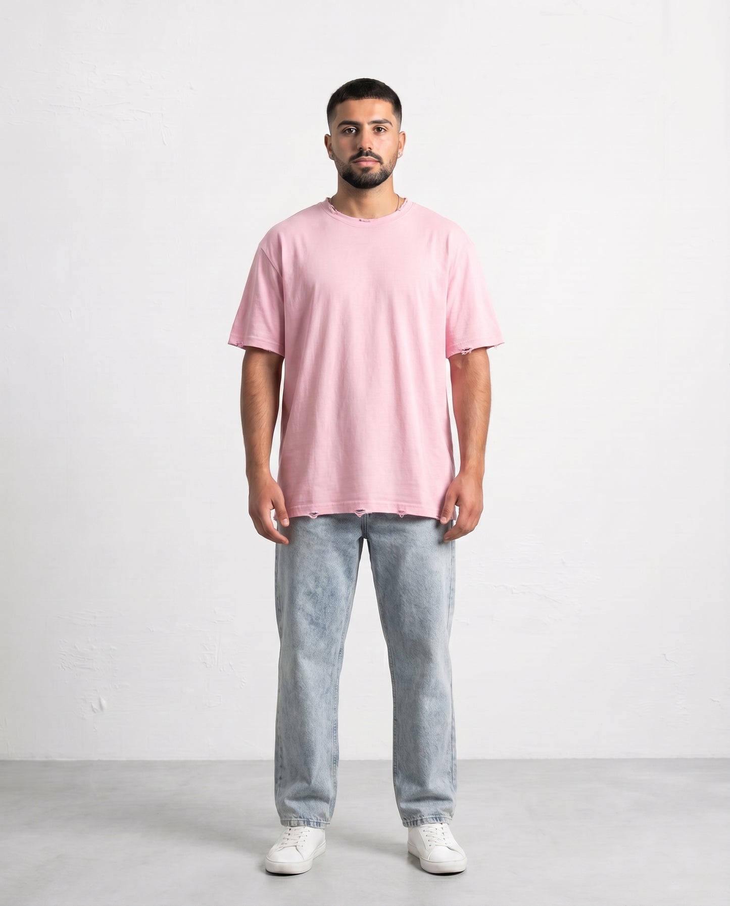 T-shirt Liam's linen rips Pink