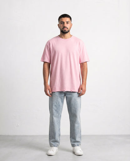 T-shirt Liam's linen rips Pink