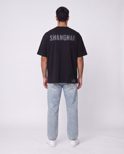T-shirt- SHANGHAI Black