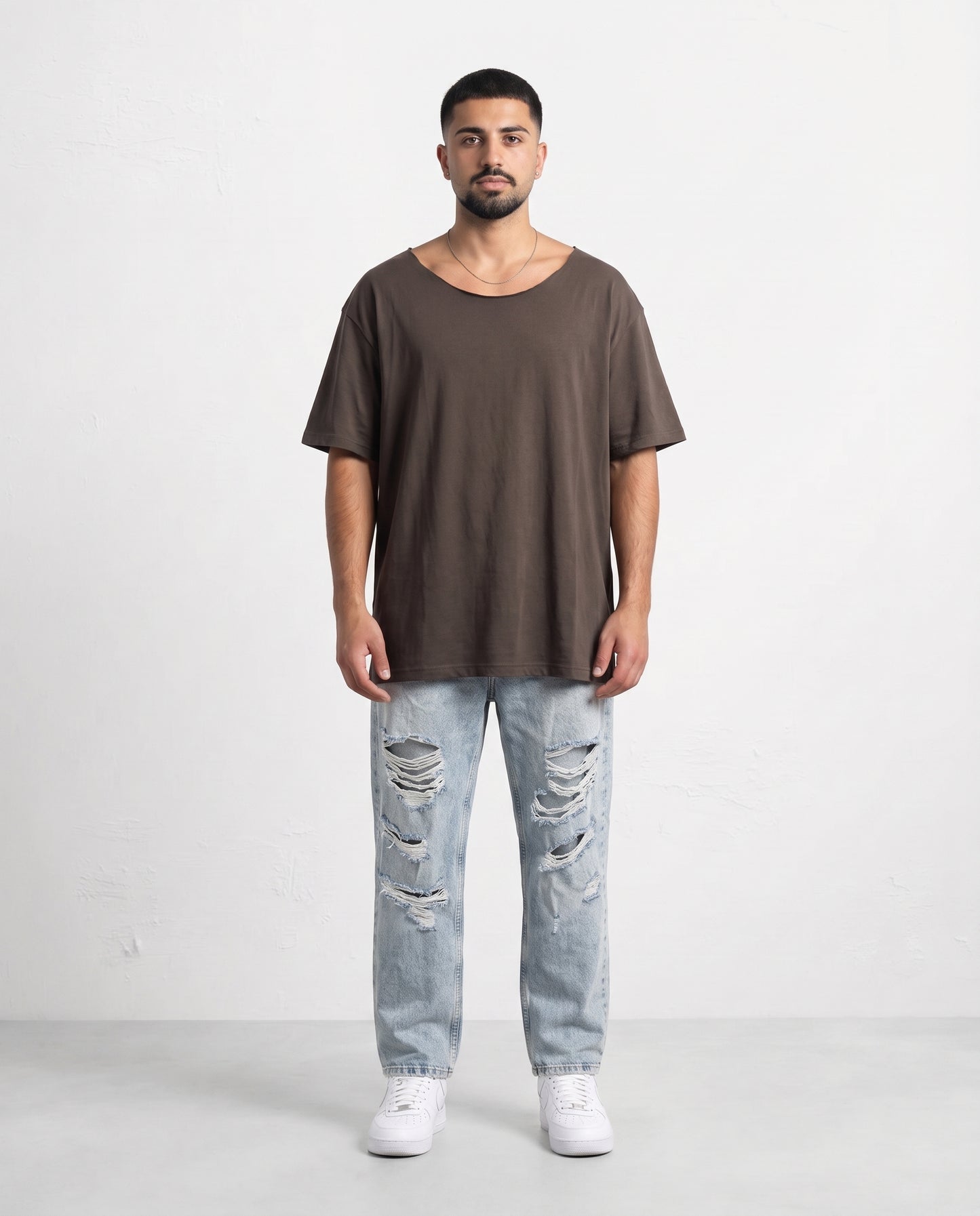 T-shirt -  LILI Opnk Brown