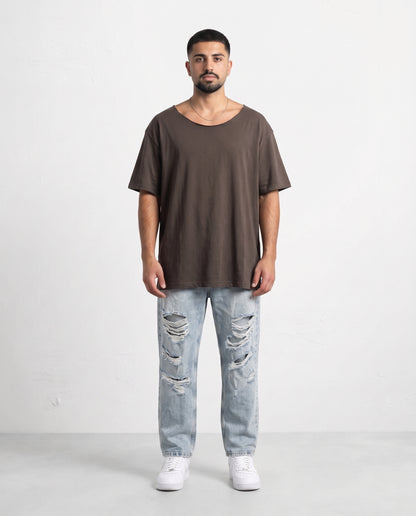 T-shirt -  LILI Opnk Brown