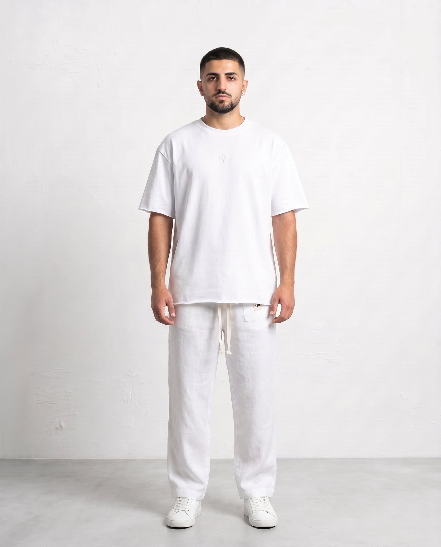 Pants Linen - Eliya White